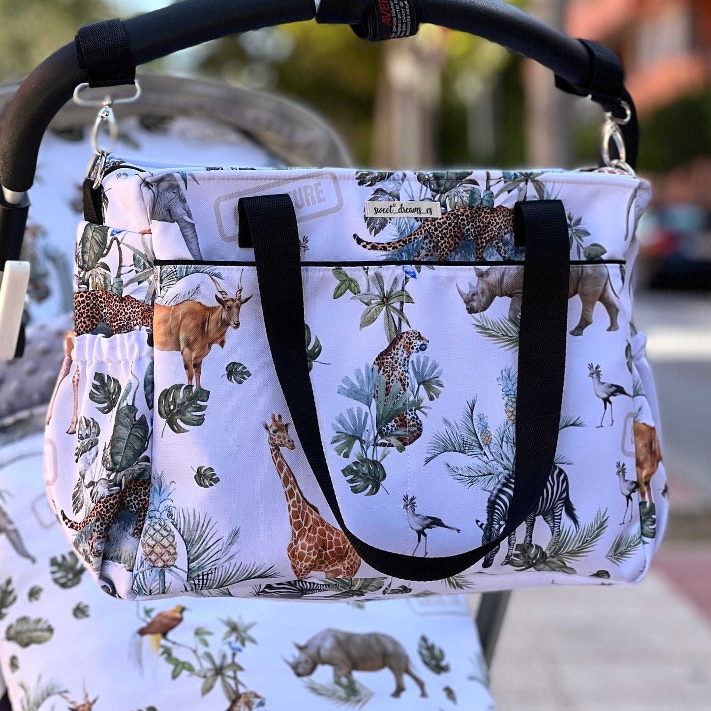 Bolso mediano coleción "Safari-1" impermeable