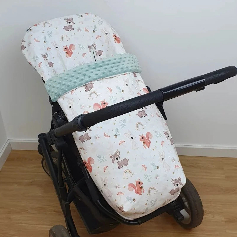 Saco silla de invierno colección "Animalitos del bosque"