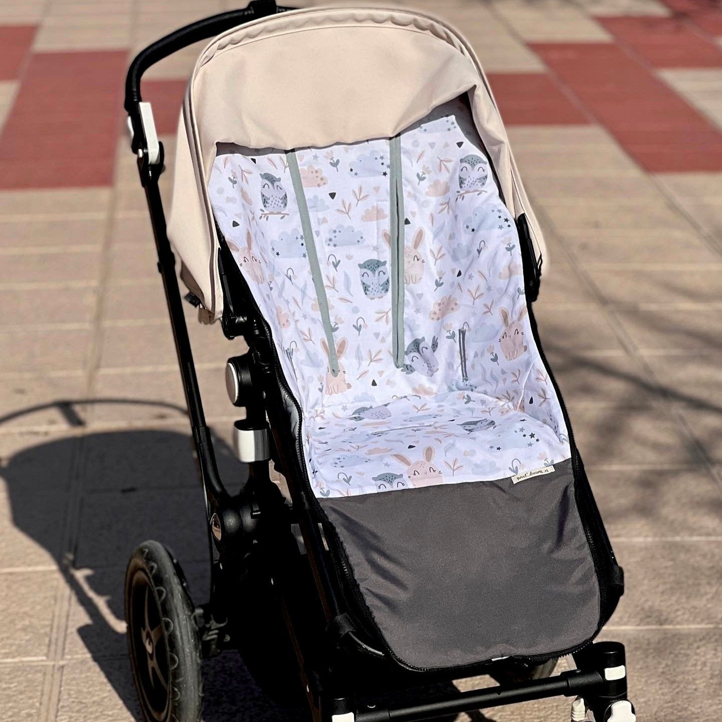 Saco silla de invierno colección "Búho y conejo"
