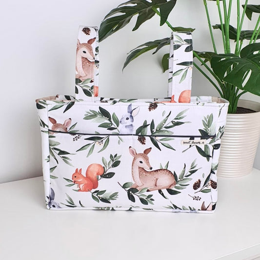 Bolso organizador colección "Ciervo, ardilla, conejo" impermeable