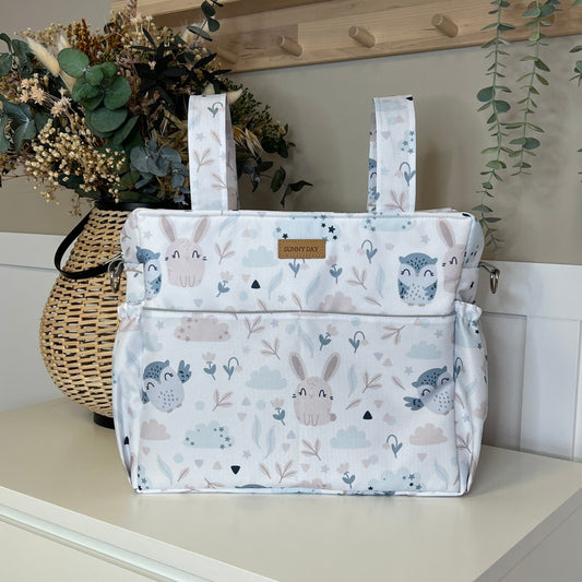 Bolso para carrito colección "Búho y conejo"