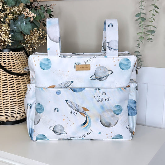 Bolso para carrito colección "Espacio white"