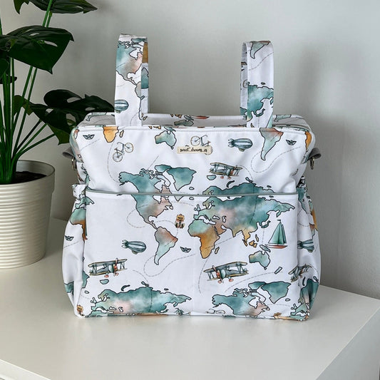Bolso para carrito colección "Mapamundi"