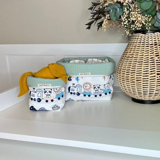 Cestas colección "Animalitos del tren"
