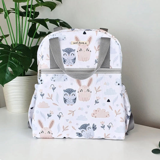 Mochila para carro colección “Búho y conejo” impermeable