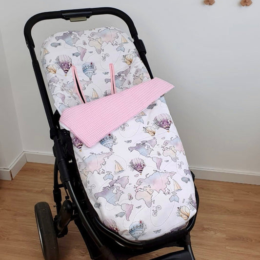 Saco silla de entretiempo colección "Globos por el mundo"