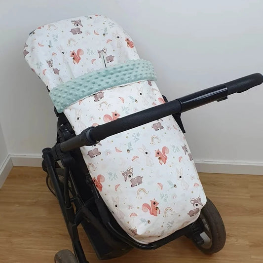 Saco silla de invierno colección "Animalitos del bosque"