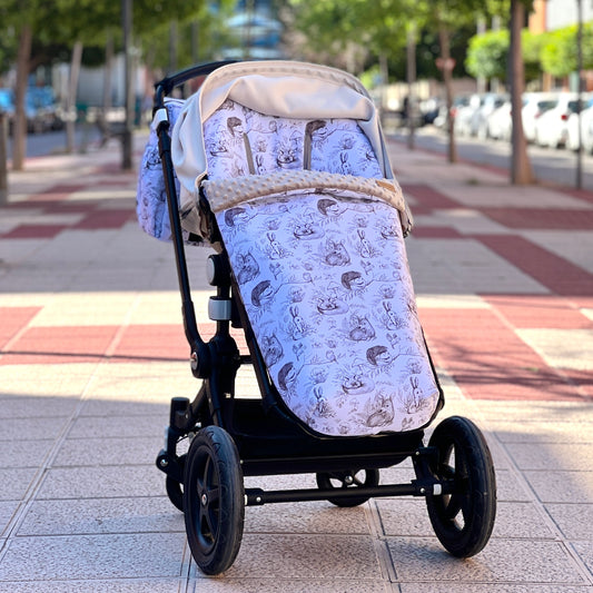 Saco silla de invierno colección "Forest friends"