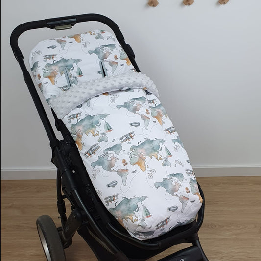 Saco silla de invierno colección "Mapamundi"